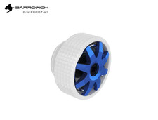 BarrowCH G1/4" Multicolor Manual Exhaust Valve Release Air Plug , Blue / White