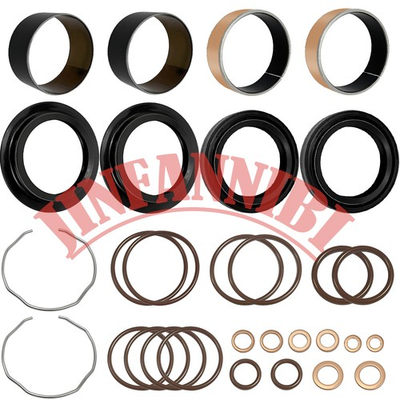 #ad #ad Front Fork Bushing Dust Oil Seals Rebuild Kit Set For Suzuki GSXR600 2006 2009 $30.79