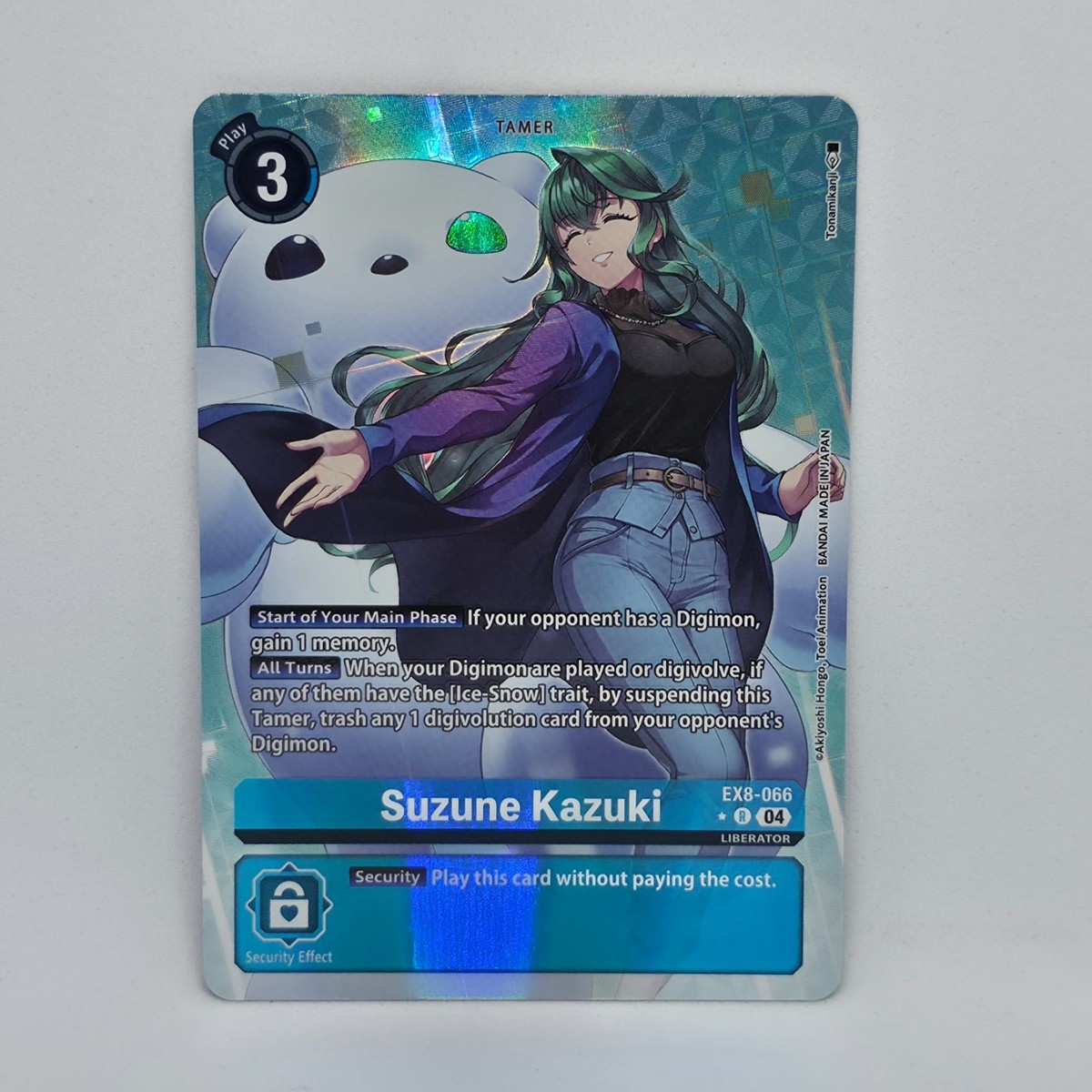 Suzune Kazuki EX8-066 Rare Alt Art Chain of Liberation Digimon TCG