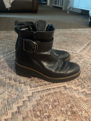 Blondo Waterproof Boots Leather Black Size 9 M Womens 