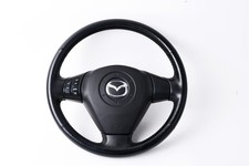 Lenkrad mit Multifunktionstasten Sicherheitsmodul schwarz Leder Mazda RX-8 F151 Lenkrad mit Multifunktionstasten Sicherheitsmodul schwarz Leder Mazda RX-8 F151