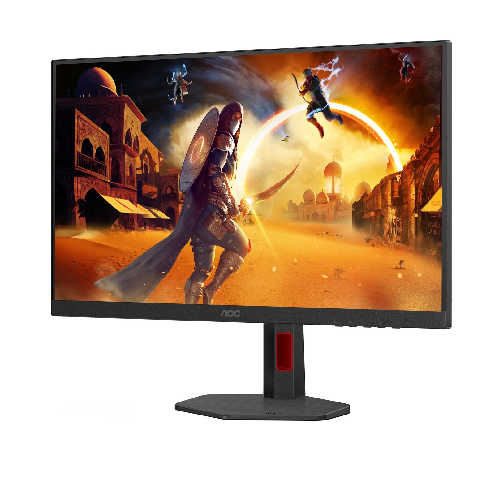AOC Monitor PC 27" Quad HD 3840x2160 LED Nero Rosso Gaming foto 3