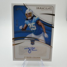 2024 Immacualte Junior Colson Rookie Auto Rookie RC /99 Chargers