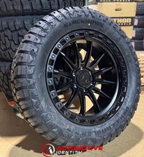20x9 Arena A103 Mission Black Wheels 33 At Tires 8x6.5 Dodge Ram 2500 3500