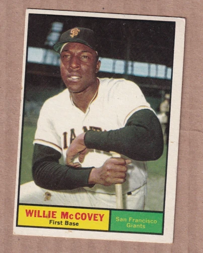 1961 Topps Willie McCovey #517 Giants SEE SCANS FOR COND. AS IS