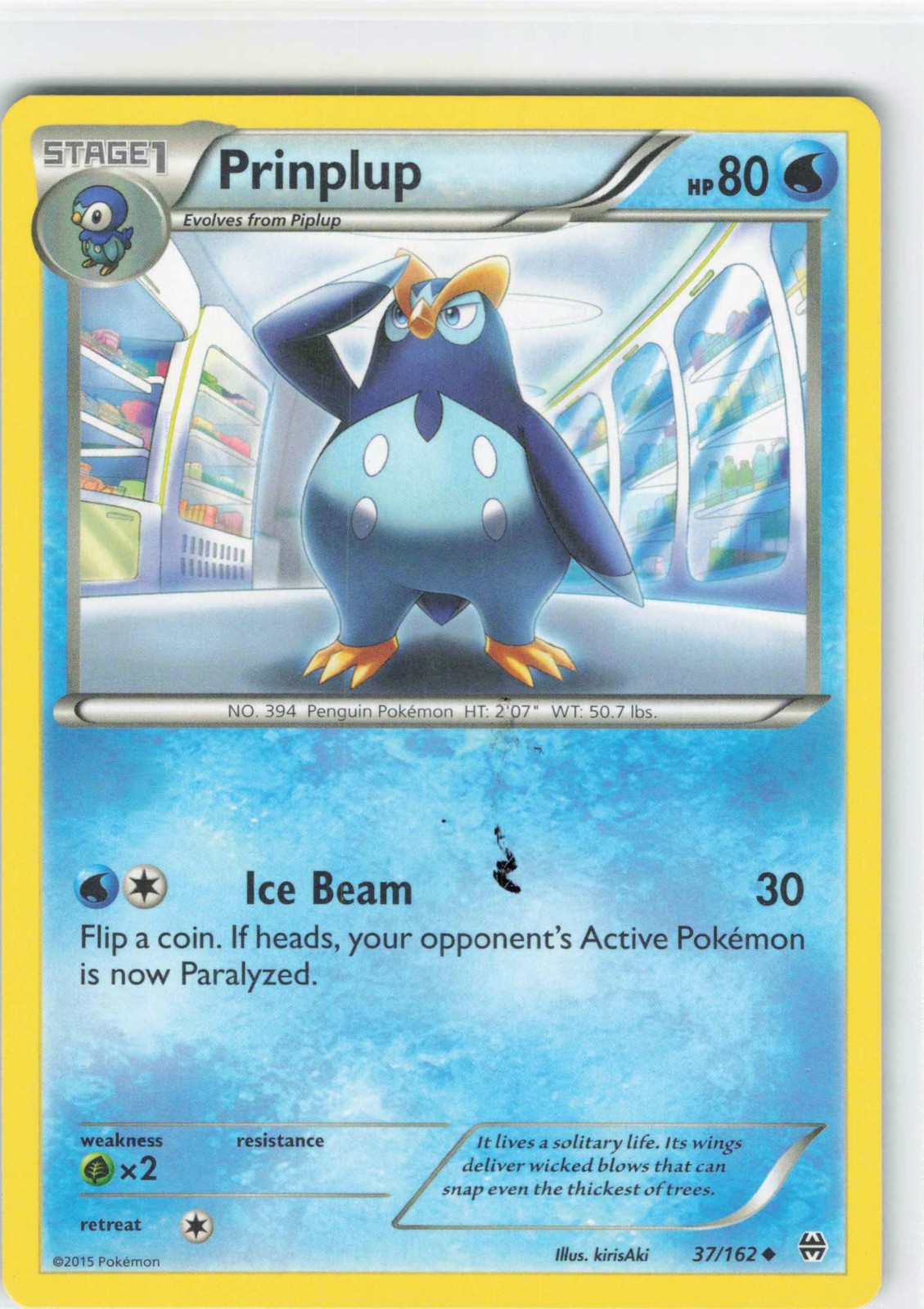 Prinplup Uncommon XY - BREAKthrough 37/162 LP