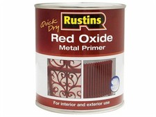 Image of Rustins Quick Dry Red Oxide Metal Primer, exceptional covering 250ML
