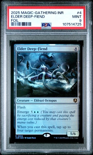 2025 MAGIC THE GATHERING INNISTRAD REMASTERED FOIL #0004 ELDER DEEP-FIEND PSA 9