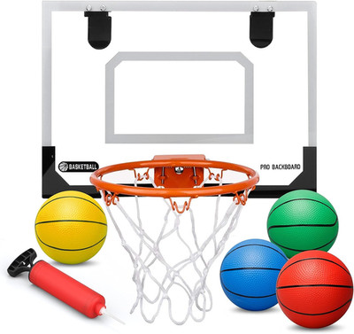 Mini Basketball Hoop Set for Kids Adults, Indoor Play Wall Mount Basketball Hoop