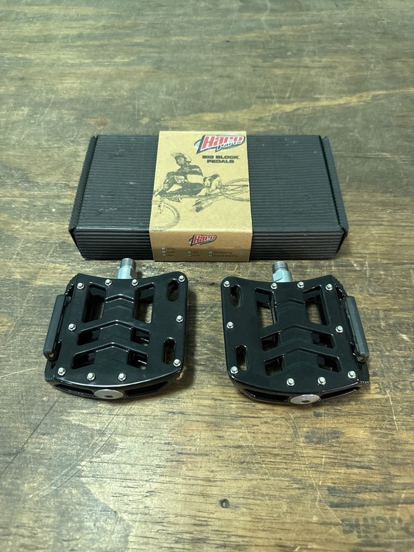 Mid School Bmx Haro Sealed Big Block Pedals 9/16 Mirra Nyquist Pro