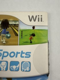 Nintendo Wii 2006 Sports Game WiiSports, Cardboard Sleeve CIB Tested