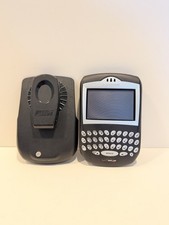 BlackBerry 7250 - Black and Silver Verizon Rare W/ Belt Clip Tested 