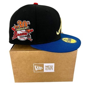 7 1/8 - Myfitteds Exclusive Atlanta Braves &ldquo;NES Action Set&rdquo; New Era Fitted Hat