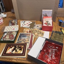 christmas card lot unused