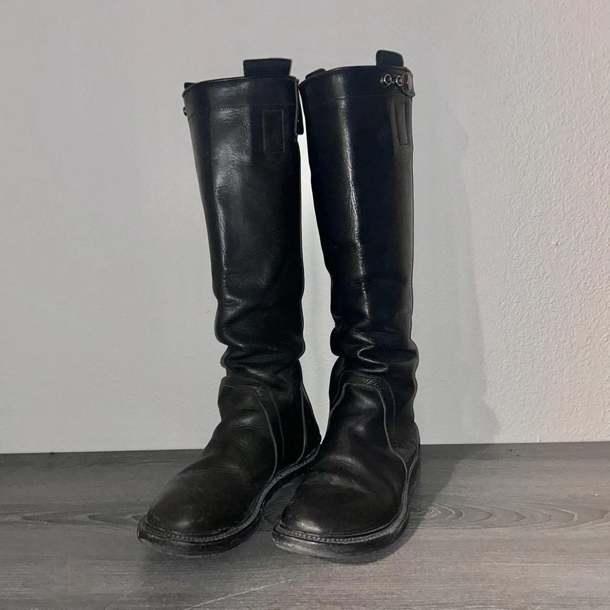 靴 rickowenskiss boots size40 Rick Owens Leather Boots for Women