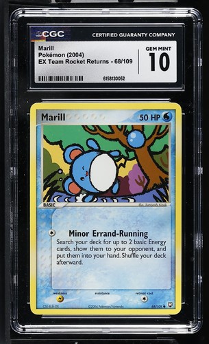 Marill graded CGC 10 for sale on eBay