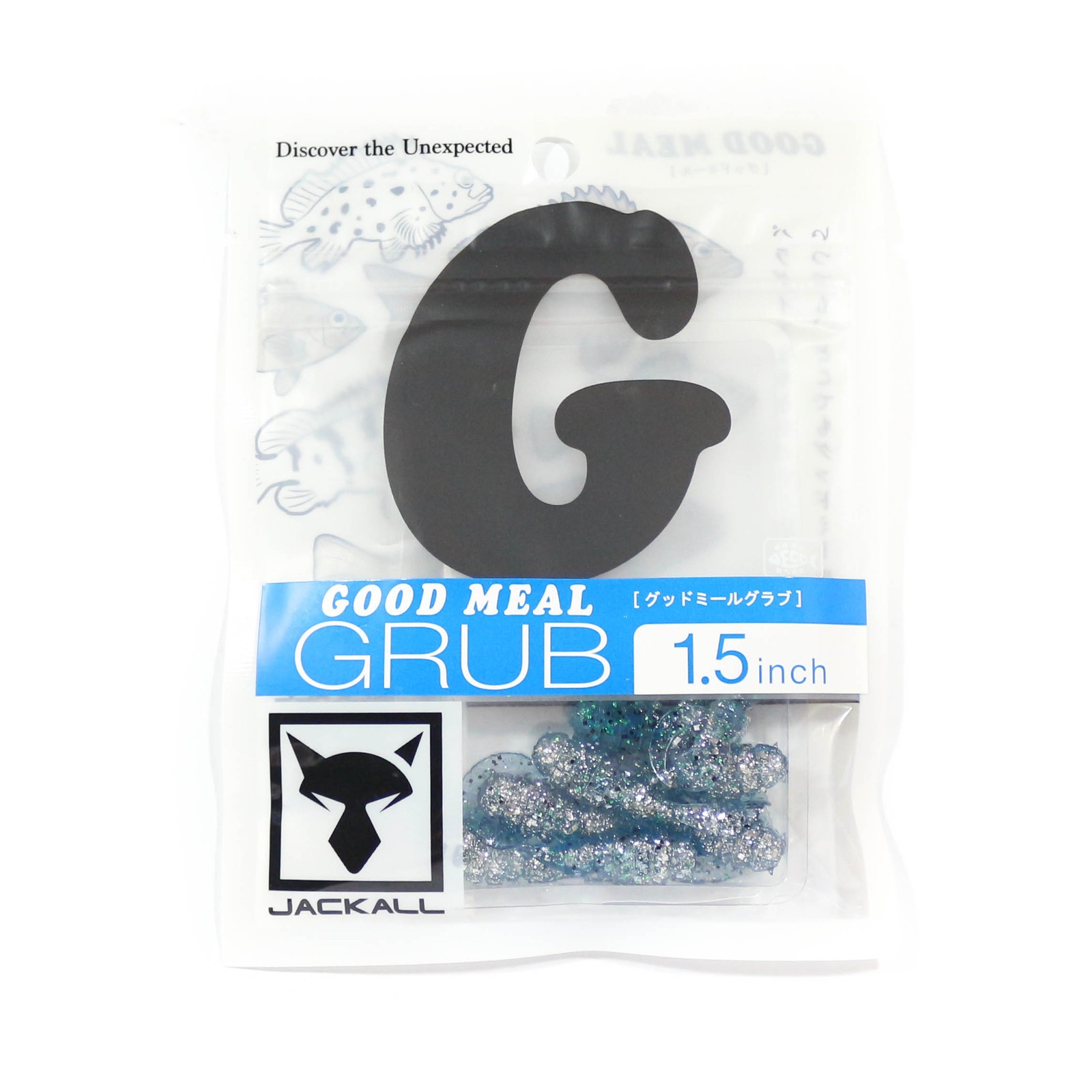 Jackall Soft Lure Good Meal Grub 1.5 Inches Giraiwashi (4808)