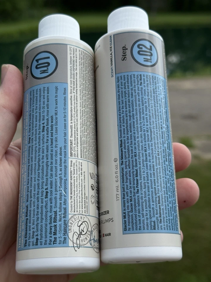 Mascarilla limpiadora Tweak'd by Nature Thermogel-in-Froth Glacier MLK 6 OZ Foto 3 de 4