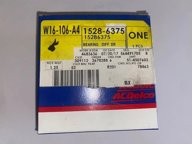 2007-2025 NEW GENUINE OEM GM FRONT WHEEL HUB BEARING, PART NUMBER 15286375 - Image 4 of 4