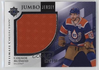 2024 Upper Deck Ultimate Collection Jumbo Jersey 77/199 Connor McDavid #39 k4s