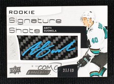2018 Engrained Rookie Signature Shots Blue 21/49 Antti Suomela #RSS-SU Auto bp8