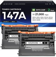 2 NEW 147A Black Toner Cartridge Replacement W1470A for M610 M611 M612 M634 M635
