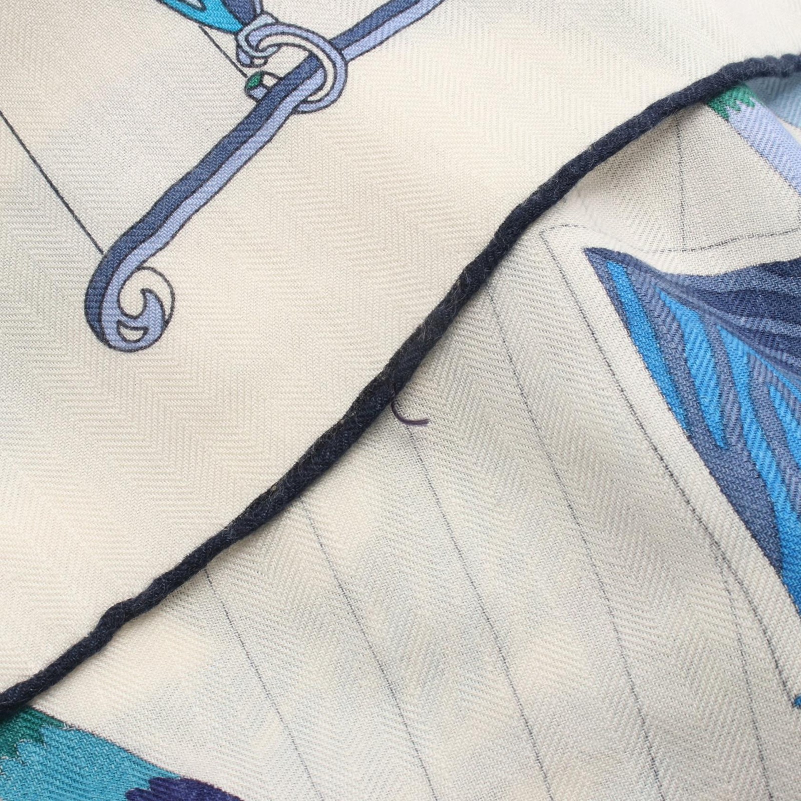 Hermes Carre 140 POINT D’ORGUE Fermata Scarf Silk Kaya Series r0_0209 thumbnail 7