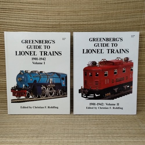 Greenberg's Guide Lionel Trains 1901-1942 (2 Book Set) Vol. I & II O & OO Gauge - Picture 1 of 5