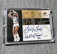 2004-05 SP Signature Edition George Gervin Inkredible Inkscriptions Auto #/25! 