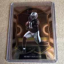 Panini 2020 Select Concourse Henry Ruggs III Rookie Base Card #58 Raiders. rookie card picture