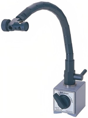 Mitutoyo 7012-10, Magnetic Base, Flexible Post, For 3/8'' and 6mm/8mm Stems,