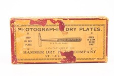 Hammer Dry Plate Company 45 x 107mm Lantern Plates Sealed Box of 12 V25