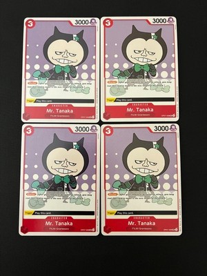 4X One Piece Card Game Mr. Tanaka OP07-008 UC NM