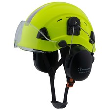 Hard Hat Safety Helmet Arborist Forestry Helmet Garden Tree Cutting Logging W...