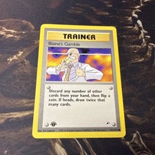 Blaine's Gamble 1st Edition Common Gym Heroes 121/132