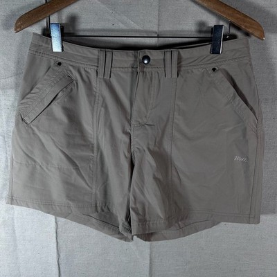 Willit Womens Hiking Shorts Khaki Tan Size 10 Outdoor Trekking Camping Stretch