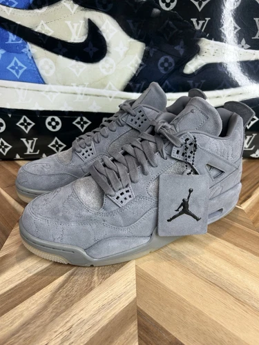 Jordan 4 Mid Homme Taille 10 Gris Kaws