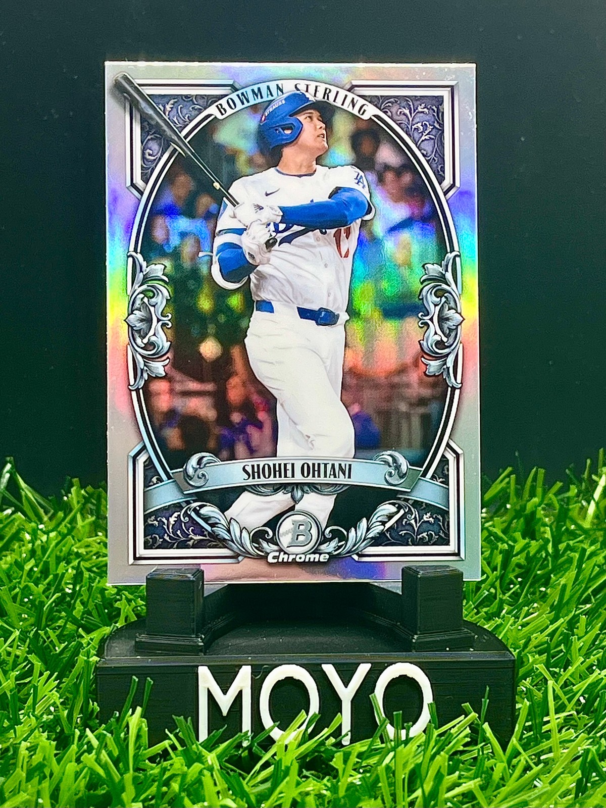 2026 Bowman Chrome Shohei Ohtani Sterling Refractor Parallel SP Dodgers view 1