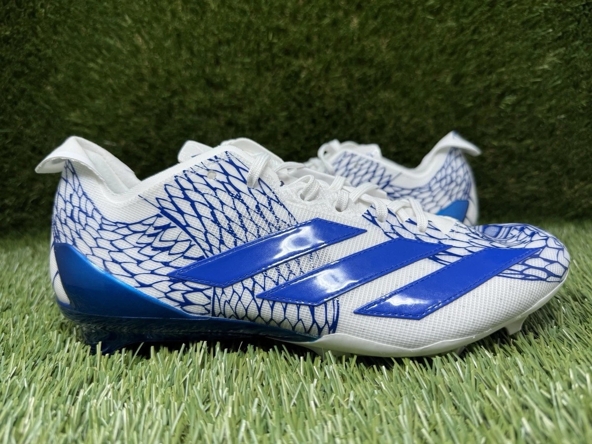 Adidas Adizero Electric Football Cleats Snake Attack Blue