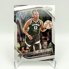 2025 Panini Prizm WNBA - White Seismic Chelsea Gray Prizm, Las Vegas Aces #111