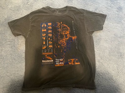 Ripple Junction Mens T-Shirt XL Halloween 1978 Japanese Movie Poster Graphic