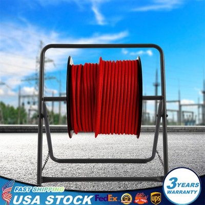 Single Spool Cable Caddy Industrial Rack Dispenser for Pulling Rolling Wire Reel
