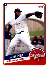 2013 Huntsville Stars Choice #14 Ariel Pena Dominican Republic DR Baseball Card