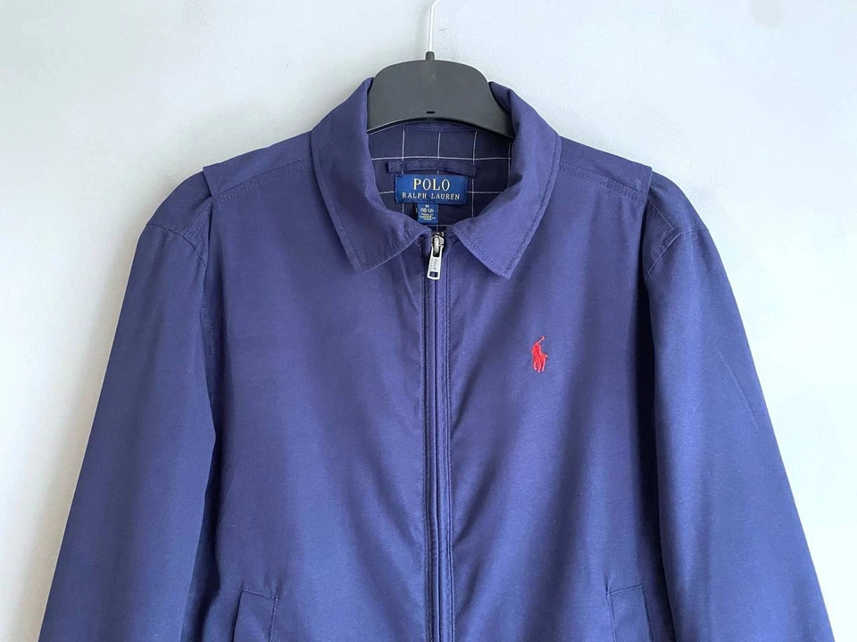 Polo Ralph Lauren Blue Harrington Jacket, Kids Size M 10-12 Years - Image 3 of 4