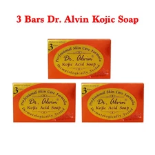 3 X Dr Alvin Kojic Acid  Soap from Professional Skin Care Formula 100% Authentic