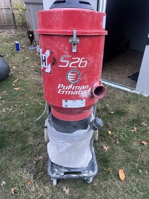 Pullman Ermator S26 HEPA Vacuum w/ Hose   Used - LOCAL PICK UP ONLY