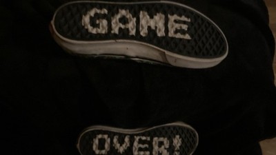 Yoshi Vans With Game Over On Bottom