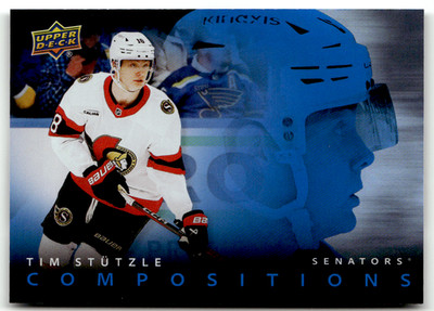Upper Deck 2024-25 SPx NHL Hockey No. CMP-21 Tim Stützle Compositions Holo