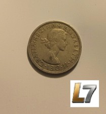 Great Britain Half 1/2 Crown Coin 1961, Elizabeth II