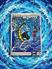 Misty's Gyarados 13/132 Gym Challenge Holo 1st Edition Hand Drawn DIY 🫟💧🌀✨✨✨ on eBay
